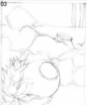 素描場景實操教程！花園一角怎么畫？重慶畫室學子看過來！圖四