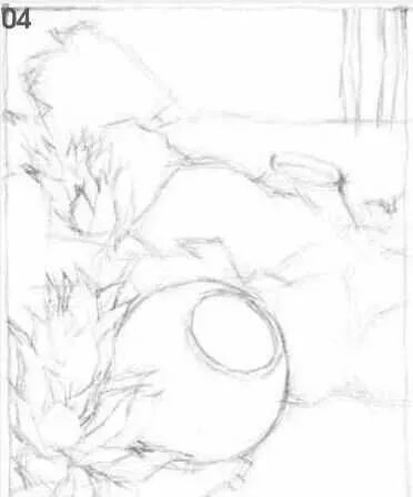 素描場景實操教程！花園一角怎么畫？重慶畫室學子看過來！圖五