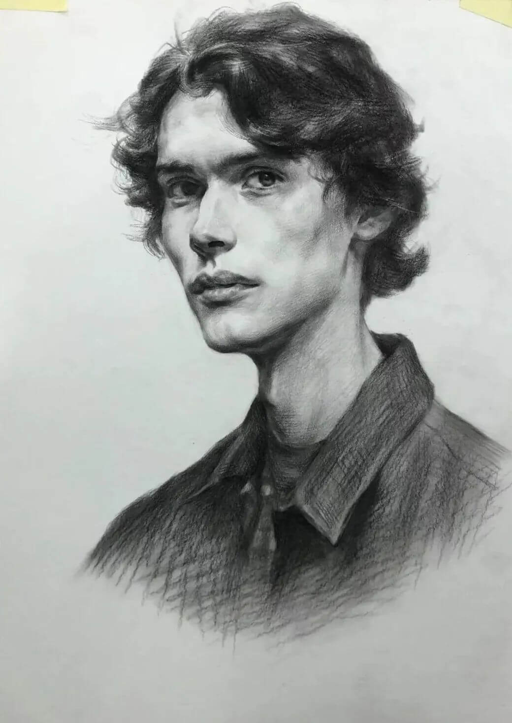 素描頭像遇到瓶頸怎么辦？來看看老師的作品吧！
