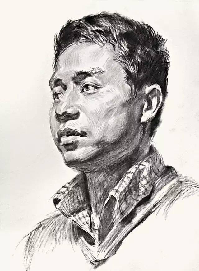 重慶十大畫室素描教學｜美術生如何處理格子襯衫的褶皺？