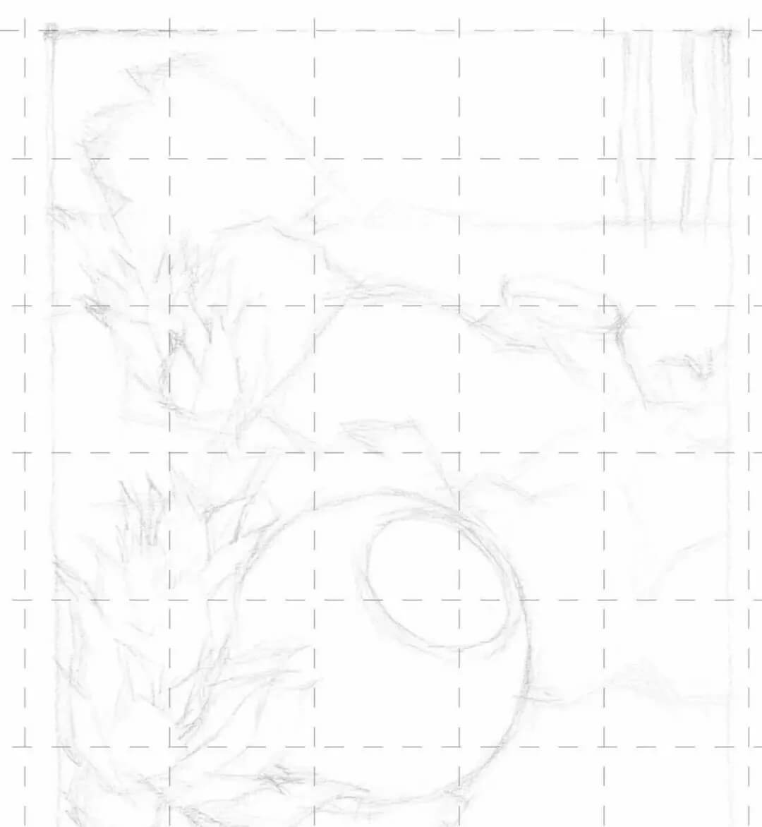 素描場景實操教程！花園一角怎么畫？重慶畫室學子看過來！圖一