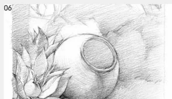 素描場景實操教程！花園一角怎么畫？重慶畫室學子看過來！圖七