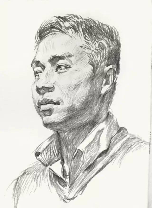 重慶十大畫室素描教學｜美術生如何處理格子襯衫的褶皺？