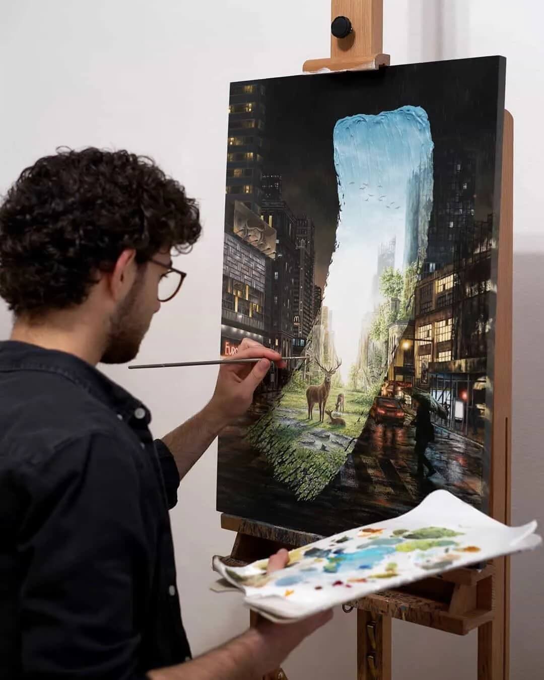 一圖二畫風(fēng)的"反差世界"作品，看呆眾人！你驚呆了嗎？圖十八