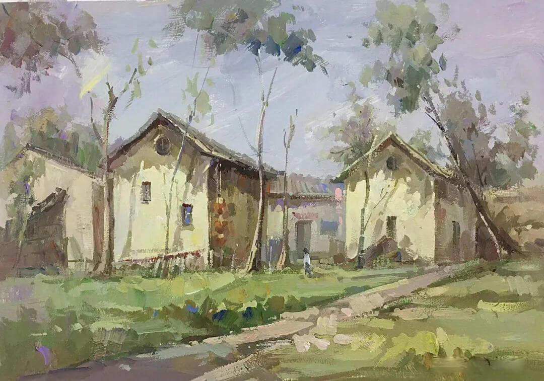 色彩風景遇到瓶頸了怎么辦？重慶畫室帶你欣賞高分色彩風景作品！